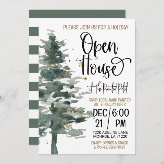 Invitation Open House (Devant / Derrière)