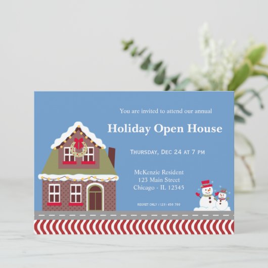 Invitation Open House (Debout devant)