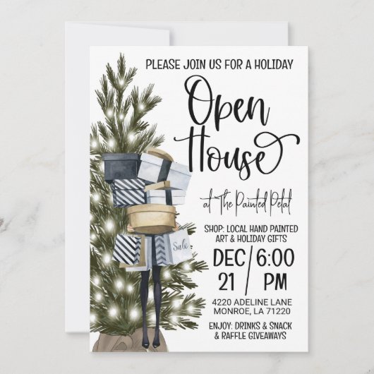 Invitation Open House (Devant)