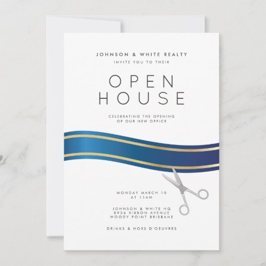 Invitation Open House (Devant)