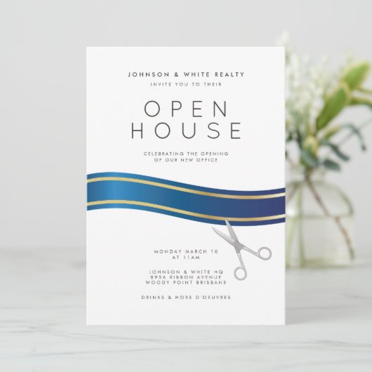 Invitation Open House (Debout devant)