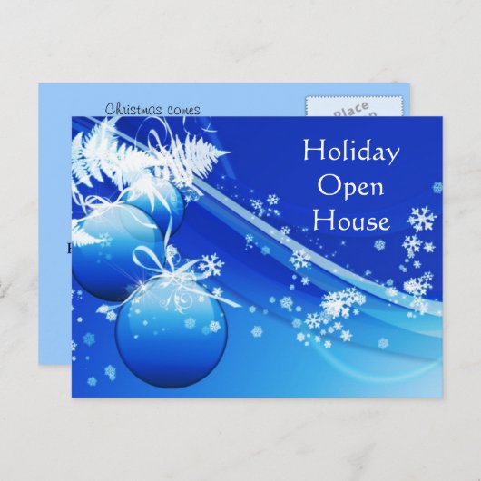 Invitation Open House (Devant / Derrière)