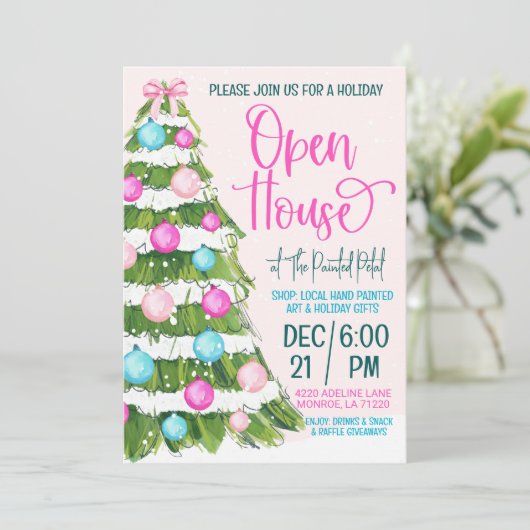 Invitation Open House (Debout devant)