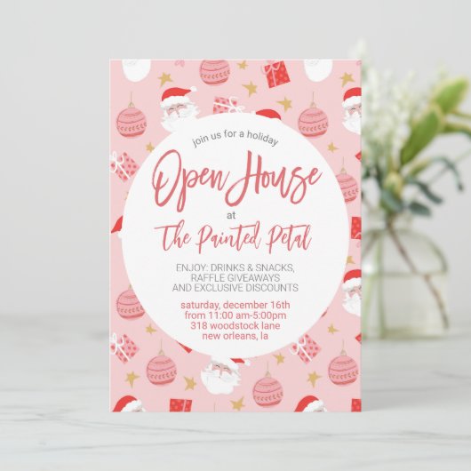 Invitation Open House (Debout devant)