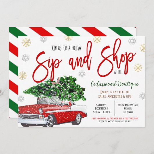 Invitation Open House (Devant / Derrière)