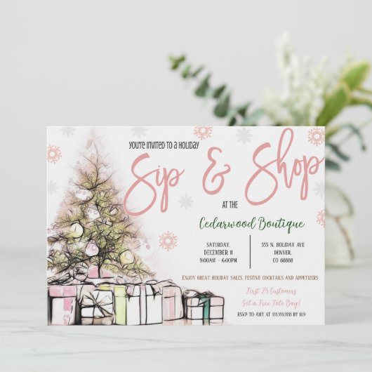 Invitation Open House (Debout devant)