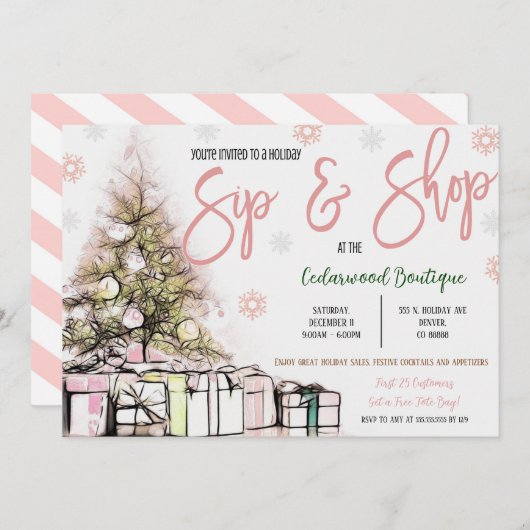 Invitation Open House (Devant / Derrière)