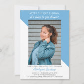 Invitation Open House 2023 de la fête de graduation Photo Ble (Devant)