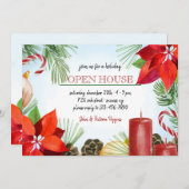 Invitation Open House Cadre Holiday (Devant / Derrière)