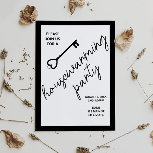 Invitation Open House de Black House