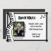 Invitation Open House de clavier (Devant / Derrière)