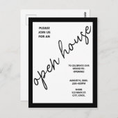 Invitation Open House d'entreprise d'entreprise mo (Devant / Derrière)