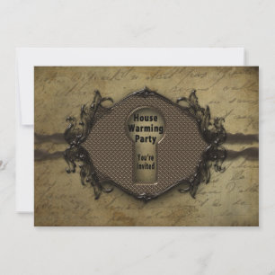 INVITATION Open House - ENTRÉE KEYHOLE/KEY