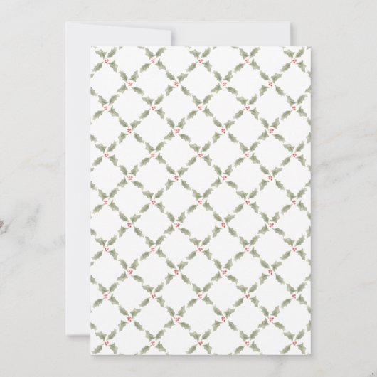 Invitation Open House | Fête de Noël (Dos)