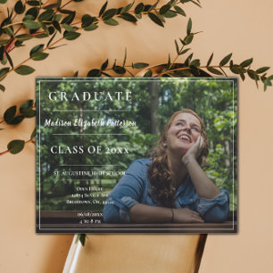 Invitation Open House - Graduation Photo Moderne