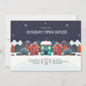 Invitation Open House Holiday (Devant)