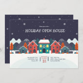 Invitation Open House Holiday (Devant / Derrière)