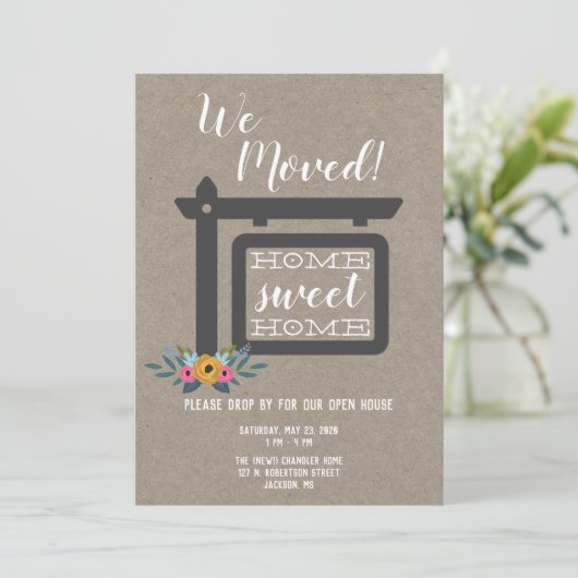 Invitation Open House, Invitation Déplacée (Debout devant)