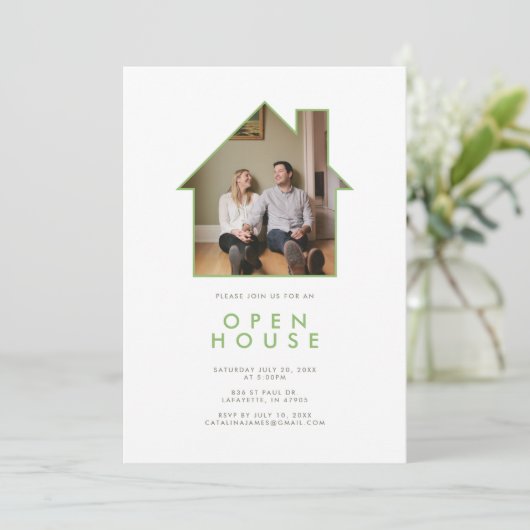 Invitation Open House Party (Debout devant)