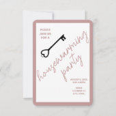 Invitation Open House | Taupe (Devant)