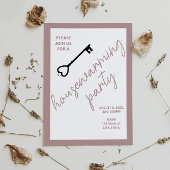 Invitation Open House | Taupe