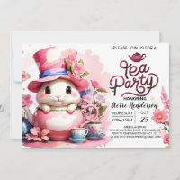 Open House Tea Party Baby Girl Douche
