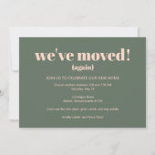 Invitation Open House We've Moved Sage Housewarming Party (Devant)