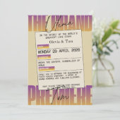 Invitation Opera Aesthetic Wedding (Debout devant)