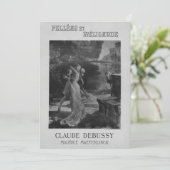 Invitation Opéra de Pelleas et Melisande, 1902 (Debout devant)