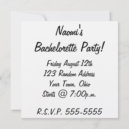 Invitation Opéra jumelles (Dos)