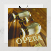 Invitation Opéra jumelles (Devant / Derrière)