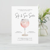 Invitation Option 1: Sip & See Soiree  (Debout devant)