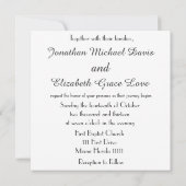 Invitation Or avec Verse Bible Où que vous alliez... (Dos)