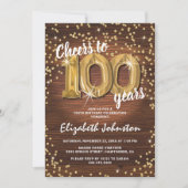 Invitation Or Bruni Rustique 100e Anniversaire (Devant)