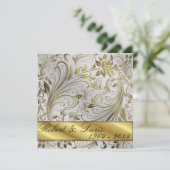 Invitation Or de l'invitation du 50e Mariage (Debout devant)