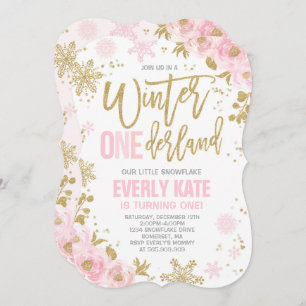 Invitation Or de rose d'invitation d'anniversaire