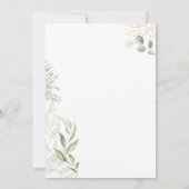 Invitation Or de verdure lunaire | Nous Continuons À Vow Reno (Dos)