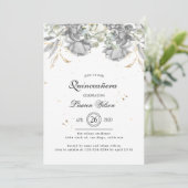 Invitation or dramatique Quinceanera (Debout devant)