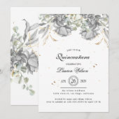 Invitation or dramatique Quinceanera (Devant / Derrière)