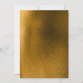 Invitation Or élégant | Bourgogne Floral Thanksgiving (Dos)