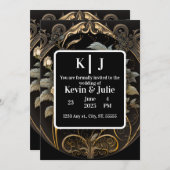 Invitation Or enchanteur (Devant / Derrière)