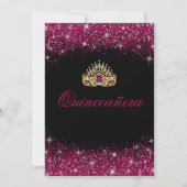 Invitation Or et Parties scintillant, Glam Quinceañera (Dos)