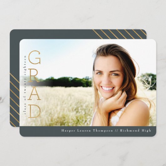 INVITATION OR GRAD (Devant / Derrière)