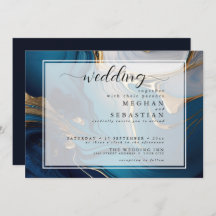 Or liquide Abstrait sur marbre bleu