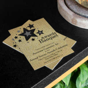 Invitation or métallique