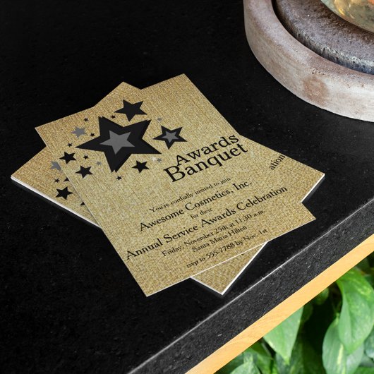 Invitation or métallique