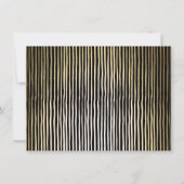 Invitation Or minimaliste moderne Type 60e anniversaire (Dos)