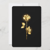 Invitation Or Moderne Floral Rouge Boho (Dos)