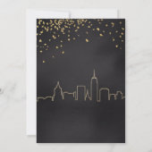 Invitation Or Noir New York 40 ans (Dos)