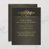 Invitation Or pur (Devant / Derrière)